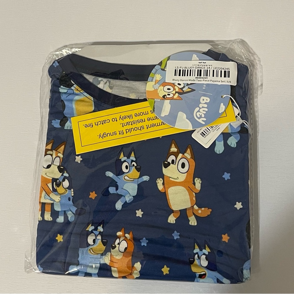 Little Sleepies Bluey Dance Pajama Set